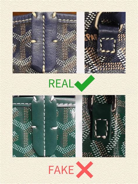 goyard how to tell fake|legit check Goyard tote.